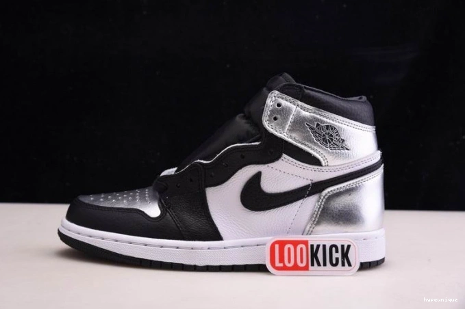 HYPE CD0461-001 SILVER 1 TOE JORDAN HIGH WMNS AIR OG 0724